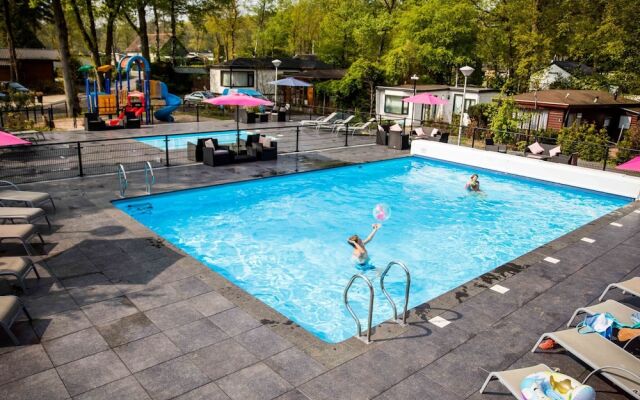 Modern chalet with a dishwasher, located in Park De Veluwe