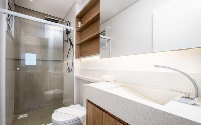 Apto moderno c/churrasqueira nos Ingleses RMA402