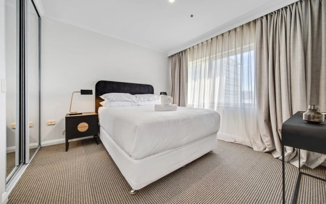 Center 1-bed With Sauna, Gym, BBQ & Parking – Guest Rooms – Canberra