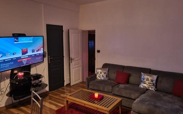 Appartement chaleureux à 35mn de Paris
