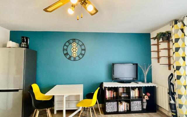 Studio cozy, vue sur le golf Houlgate