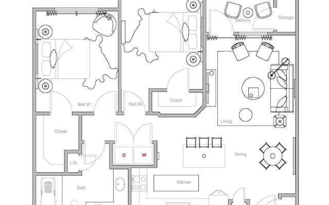 1BR2BR Downtown Austin byWanderjaunt