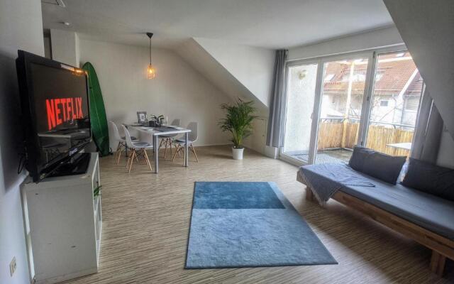 Über den Dächern von Kirchheim, Modernes Apartment