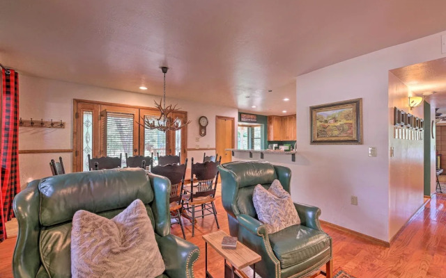 Deck + Yard: Family-friendly Pinetop Retreat