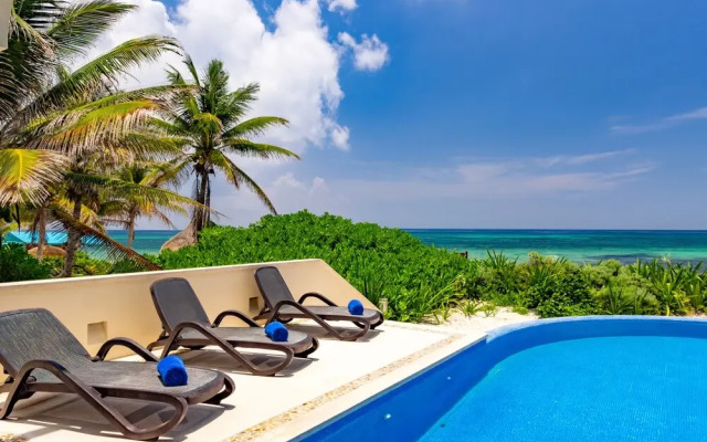 Ocean Front Private 3 Bedroom Villa in Akumal