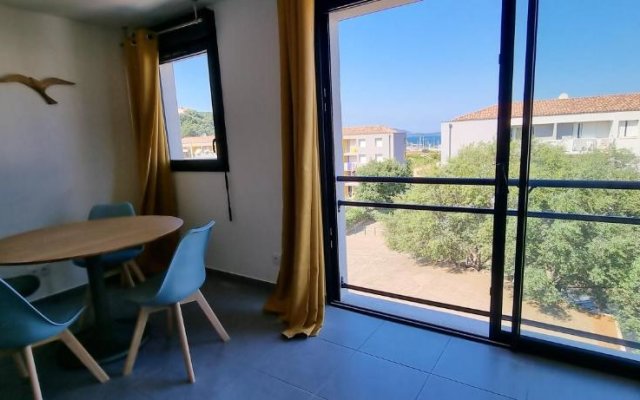 Appartement d'une chambre avec vue sur la mer et wifi a Porto Vecchio a 5 km de la plage