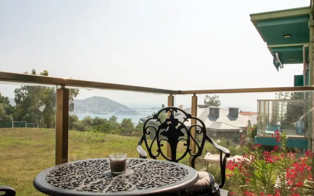 Serene Flat w Sea and Nature View in Kusadasi