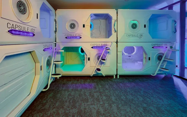 UBPOD capsule hotel in Mongolia