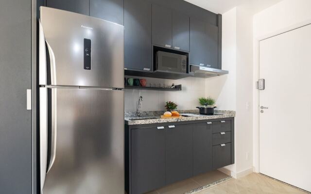 Estúdio Moderno com AC e Rooftop