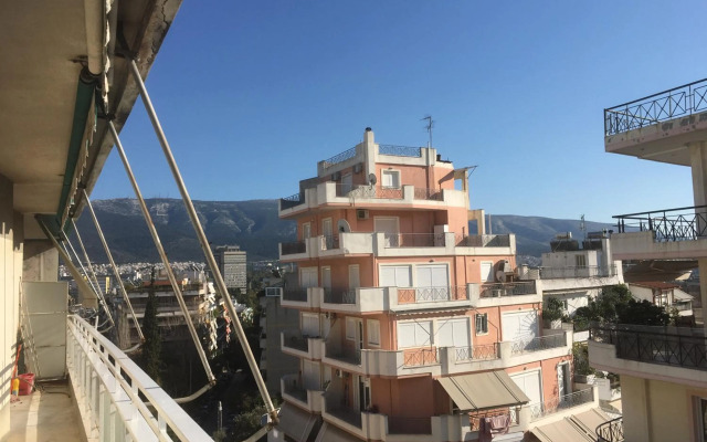 Luxury apartment near metro-Athens view