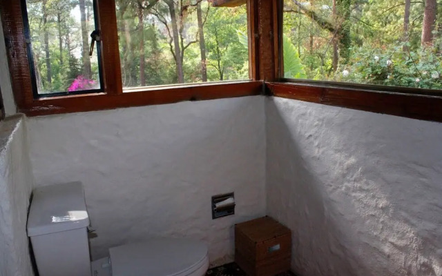 Country House In The Woods With River