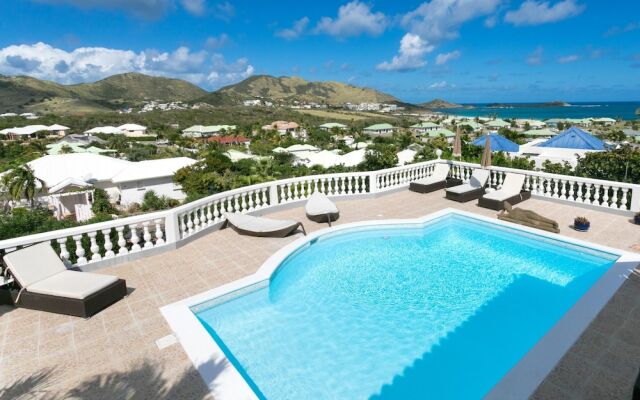 Villa With 3 Bedrooms in ST Martin, With Wonderful sea View, Private P