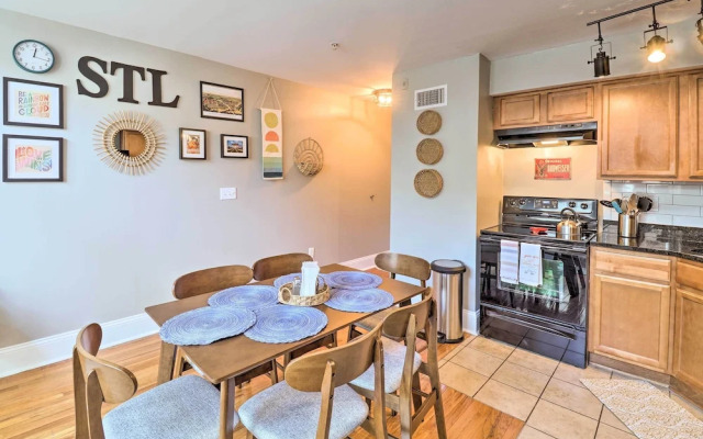 St Louis Apartment: Walk to Eating & Entertainment