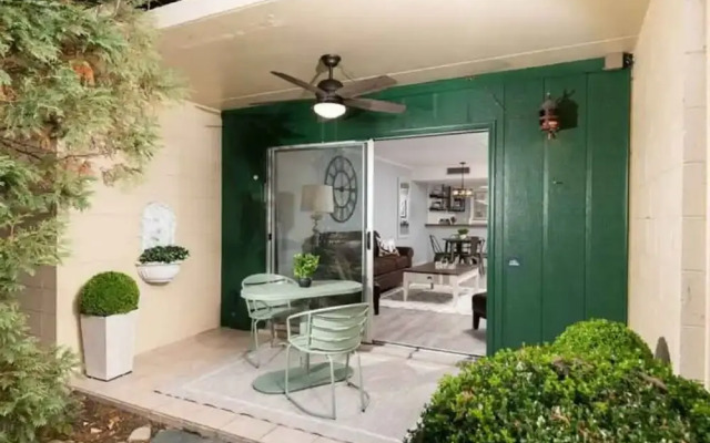 Newly Renovated Modern Deco Pool Fireplace
