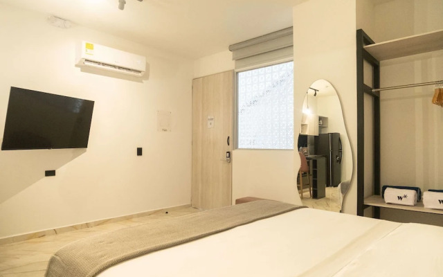 w Flawless 1BR w AC Near Ciudad Amurallada