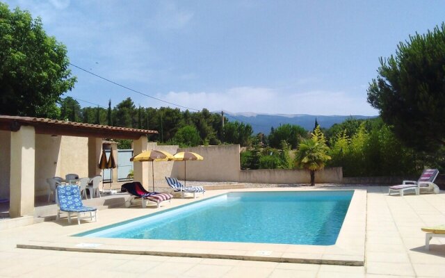 Villa With 2 Bedrooms in Mormoiron, With Private Pool and Furnished Ga