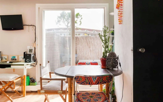 Rooftop studio with terrace