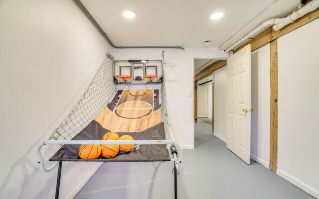 Game Room + Fire Pit: Poconos Family Getaway