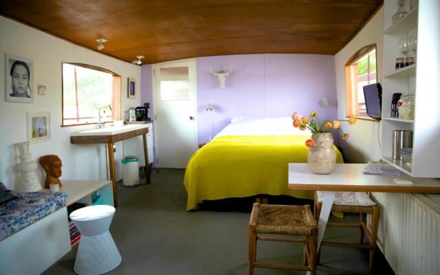 Bed in Boat Amsterdam
