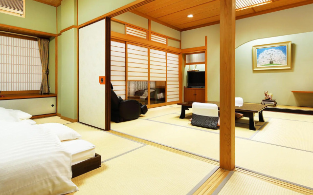 Yubara Kokusai Kanko Hotel Kikunoyu – Guest Rooms – Maniwa