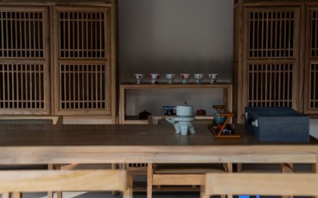 Yixing Zhanhe Garden·Ethereal·Beautiful Accommodation for the Heart (Longchishan) – Kitchen – Wuxi