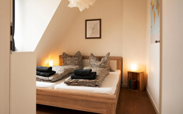 Wölkchen - Wohnung mit Balkon, Holzdielen & TV