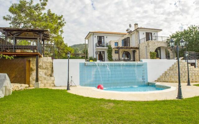 Villa Minoas Large Private Pool Walk to Beach Sea Views A C Wifi Eco-friendly - 2565