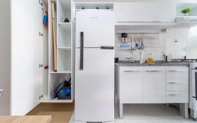 Apê iluminado e com vista alta no Brás