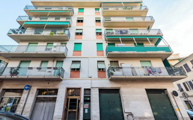 Stylish flat balcony near Rapallo Castle