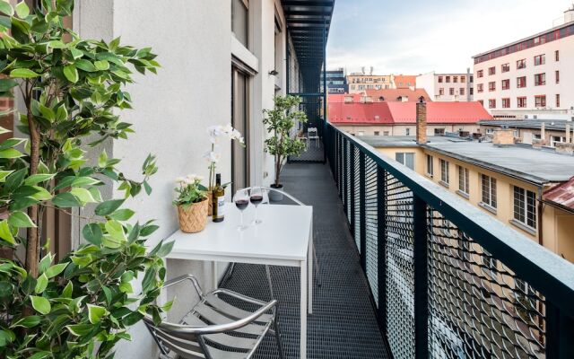 2-level apartments on Krizikowa st.