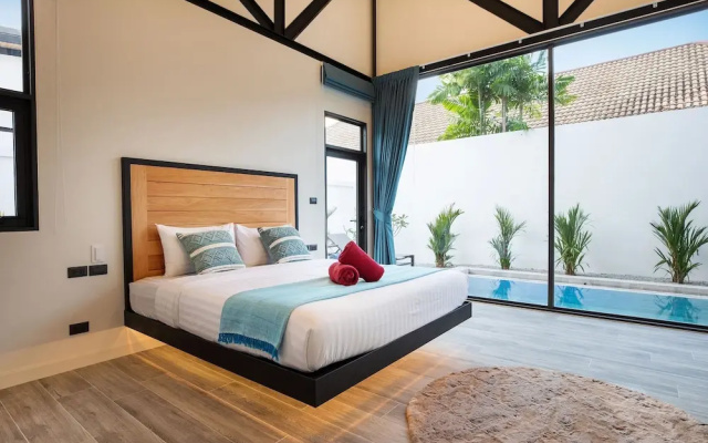 New 19m Eco Pool Villa Sunset Garden 10