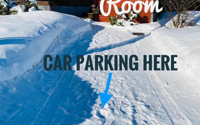 private bedroom and bathroom with private entrance