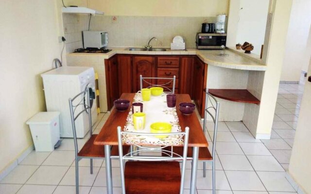 Apartment With 2 Bedrooms in Lamentin, With Enclosed Garden - 18 km From the Beach