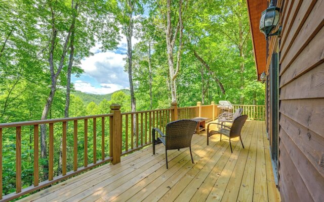 Mountain-view Robbinsville Cabin w/ Hot Tub!