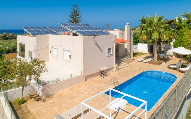 Villa Thetis Large Private Pool Walk to Beach Sea Views A C Wifi Car Not Required Eco-friendl - 2302