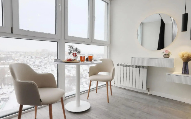 Квартира на 23-м этаже с парящей кроватью