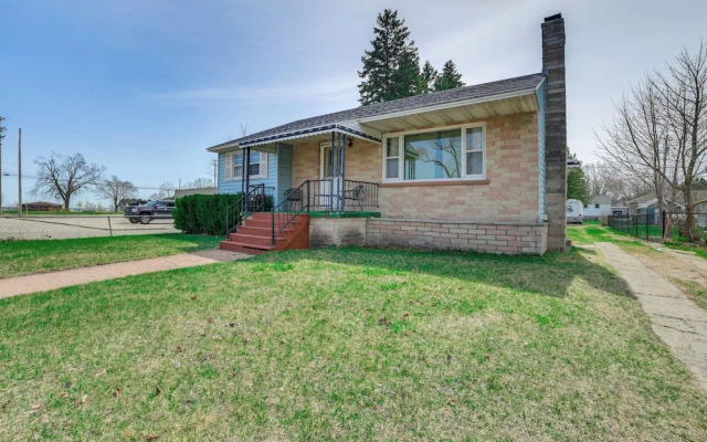 Walk to Beach: Lake-view Home in Alpena!