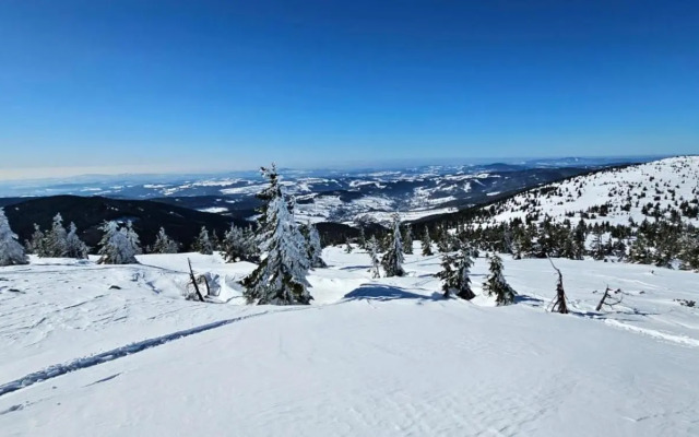 Chalupa Rochlitz s horkým koupacím sudem