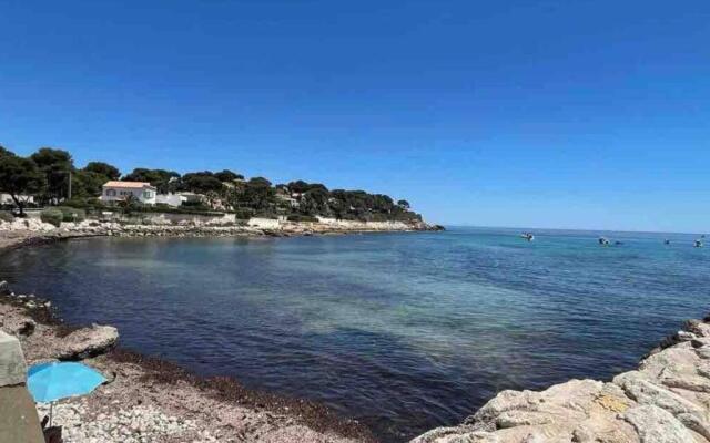 Appartement 2 chambres terrasse vue mer