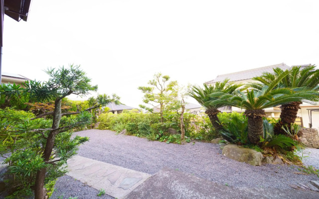 The miracle of blue hot spring