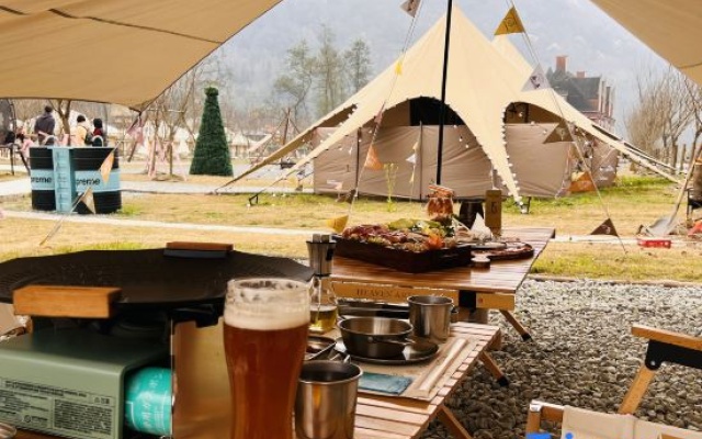 LUCIGOGO Luxi Valley White Deer Private Soup Tent Camp – Outside – Chengdu