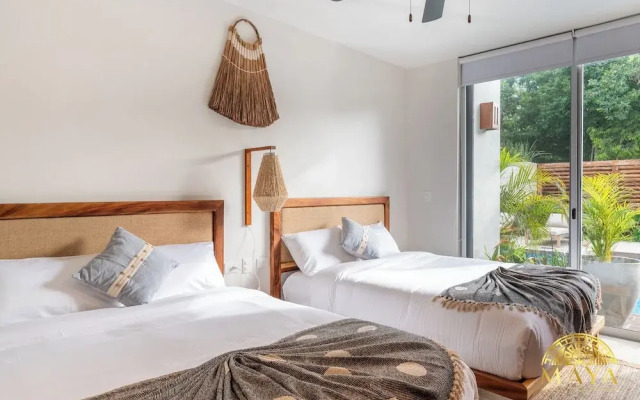 NHOA 101A Lux 2BR Pool access Aldea Zama