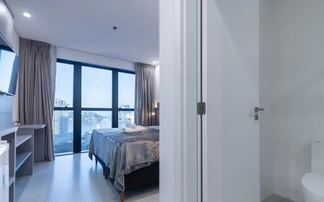 MHFA Studios em Prédio Luxuoso Vista Mar