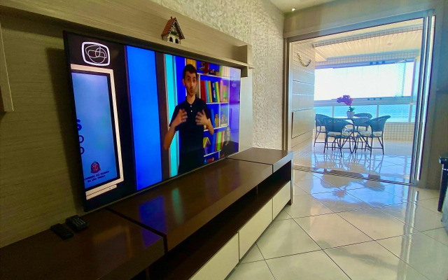 B082- Luxo à Beira-Mar | 3 Suítes c/ Vista | Wi-Fi