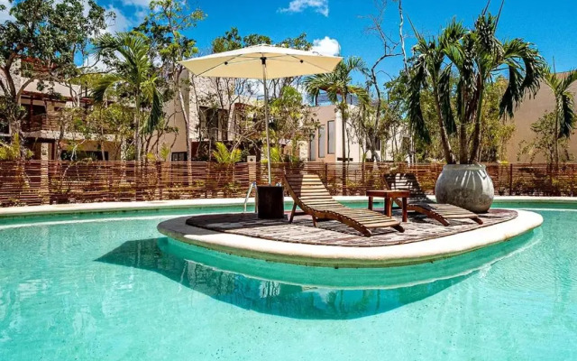 PentHouse con jacuzzi privado, cenotes, piscinas, GYM