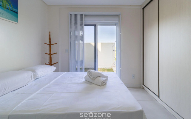 Apt Garden com churrasqueira 550m da praia CLG0001