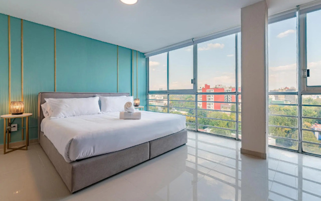 VH - Espaciosos Departamentos 3 BR Condesa NL148