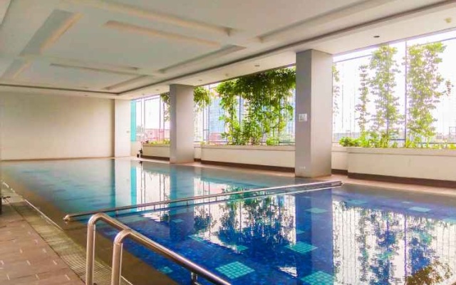 Best Location and Cozy 2BR The H Residence Apartment By Travelio – Pool – Jakarta