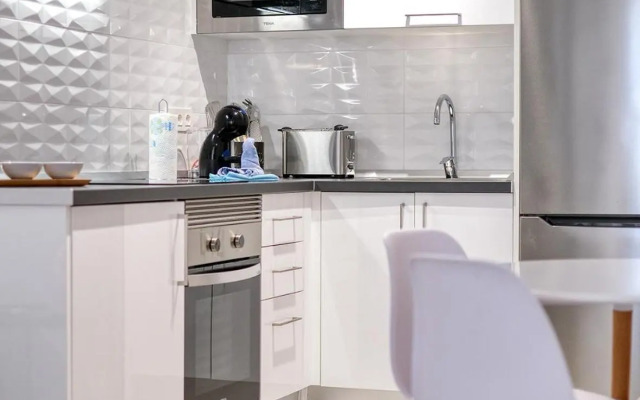 Sunset view modern private poolside apartment