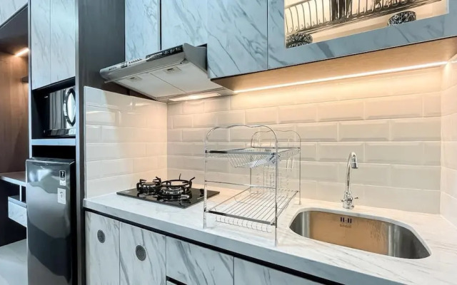 Earth Tone Studio Apartment At Transpark Bintaro